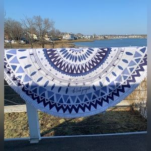 Free People “Roundie” Round Beach Towel 59” Round
